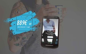 creation site internet formule une page defilant actu